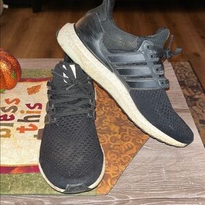 Adidas Ultra Boost athletic shoes.